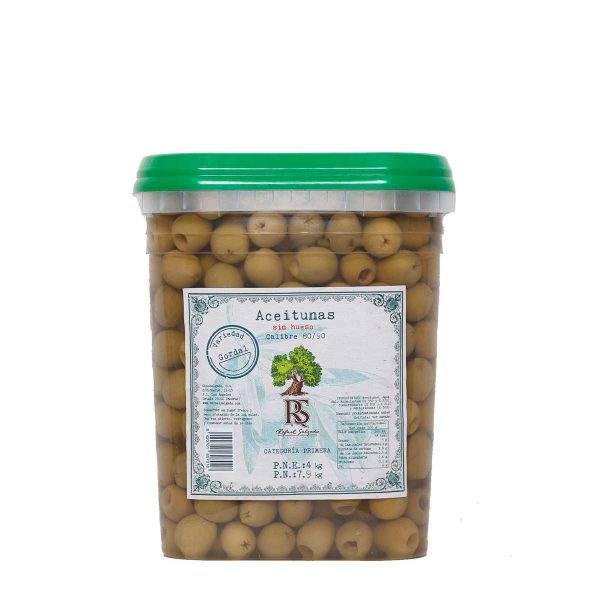 Aceituna Gordal sin hueso RS 4 Kg