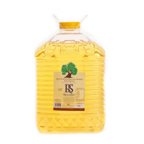 Aceite de Girasol Alto Oleico 80% RS 10 L