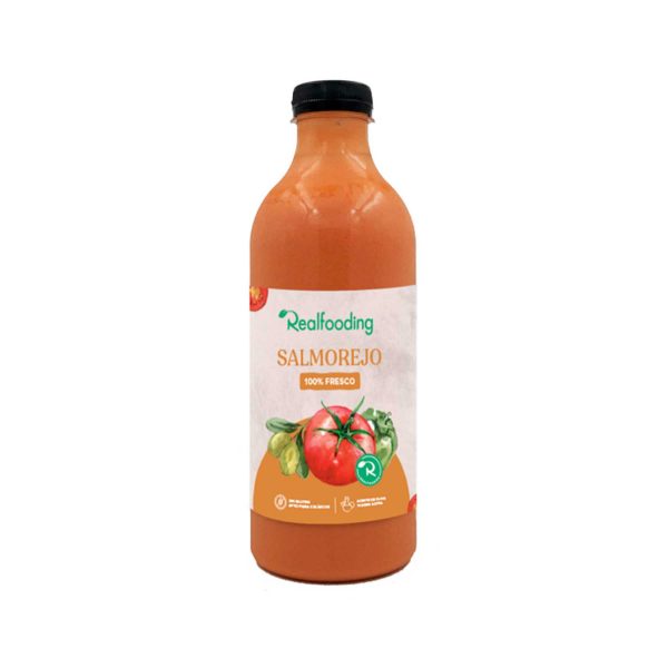 Salmorejo 100 % natural, REALFOODING 1L pet (6 bot./caja)